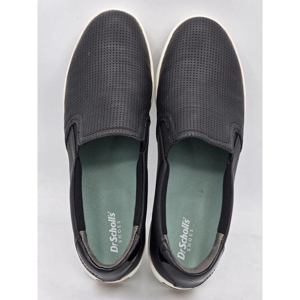 DR. SCHOLL'S SLIP ON SHOES SNEAKERS WOMAN‎ SZ US 9M Madison BLACK